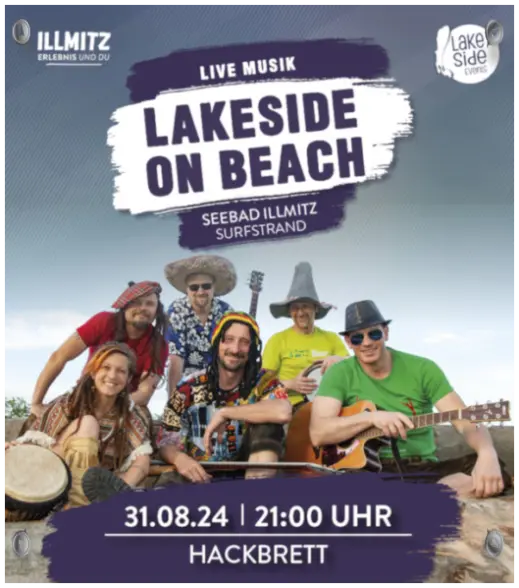 LakeSide on the Beach 31. 08. 2024 HACKBRETT Freier Eintritt bei LakeSide on the Beach